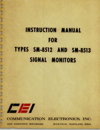 SM-8512 manual cover